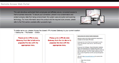 Desktop Screenshot of itsconnect.harris.com